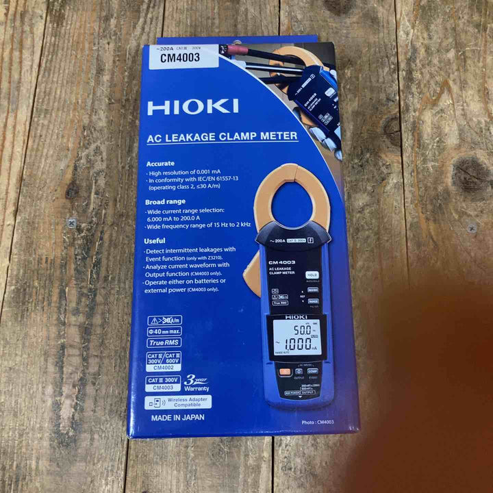 ◇日置電機(HIOKI) ACリーククランプメータ CM4003 出力機能・外部電源機能付【所沢店】