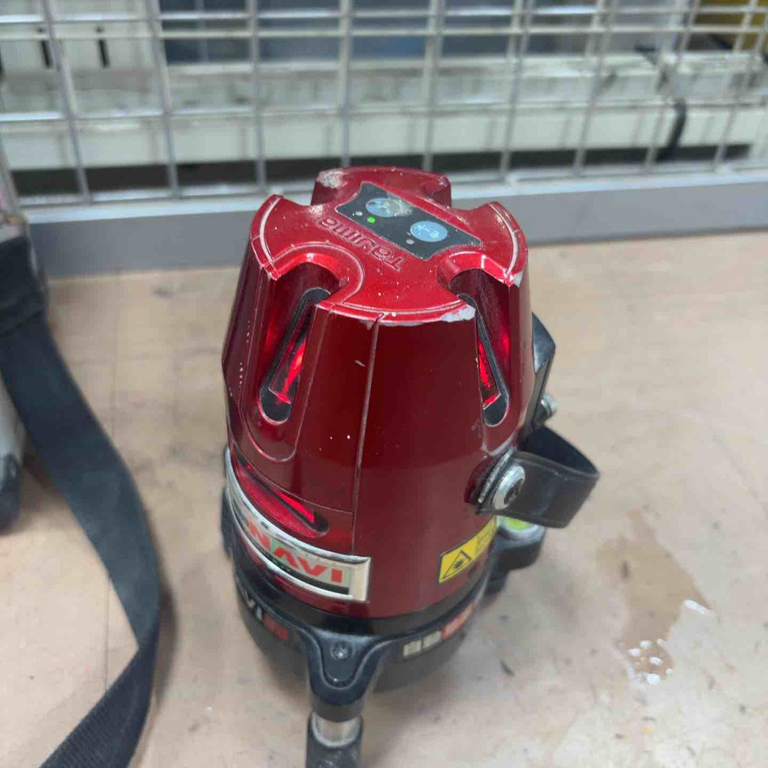◇タジマ(Tajima) 自動追尾レーザー墨出し器 矩十字・横 ZERON-KJY NAVI ジャンク品 未校正 【草加店】