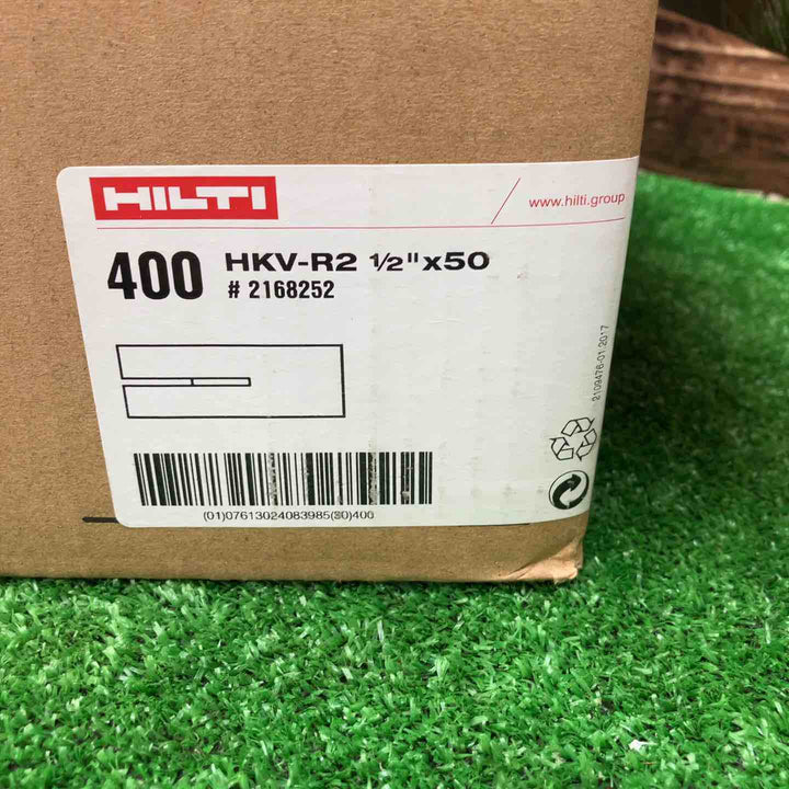 【未使用】HILTI(ヒルティ) 内部コーン打ち込み式金属系アンカー HKV-R2 八箱セット 一箱50本入り 合計400本【川越店】