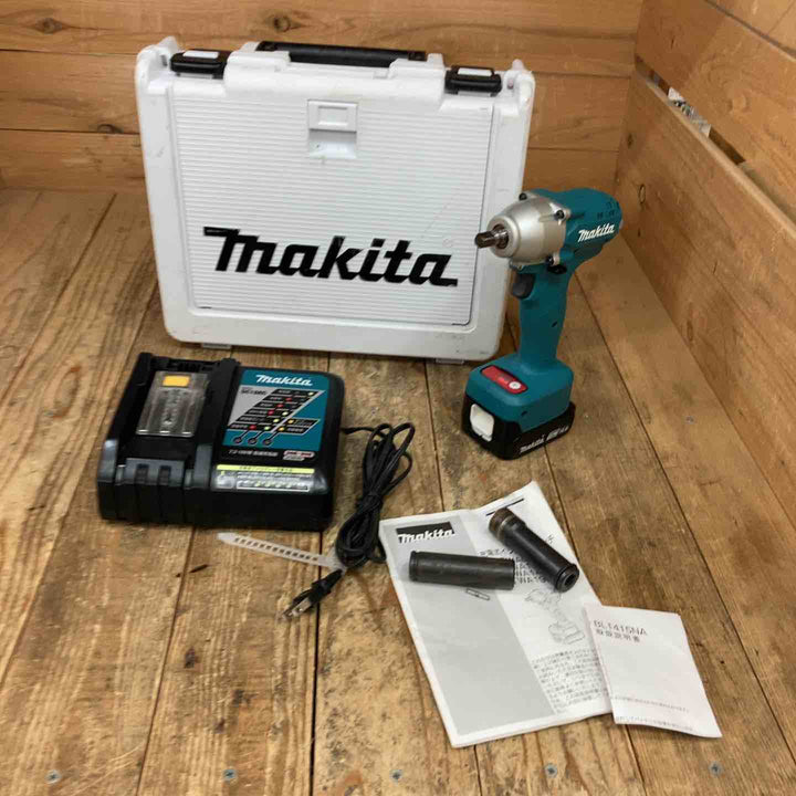 〇マキタ(makita) 産業用コードレスインパクトレンチ TWA100D 充電器 14.4V1.5Ahバッテリー付【所沢店】