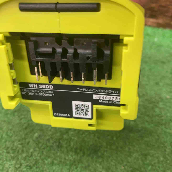 ハイコーキ(HIKOKI ※旧:日立工機) コードレスインパクトドライバ スパイダーイエロー WH36DD(2XHYSZ) 無負荷回転数パワーモード	0～3400min-1(回/分)【川越店】