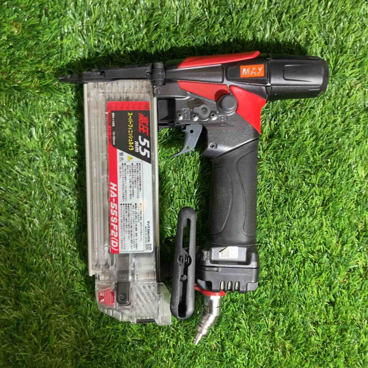 【中古品】★マックス(MAX) 高圧フィニッシュネイラ HA-55SF2(D)　ケース付属【戸田店】