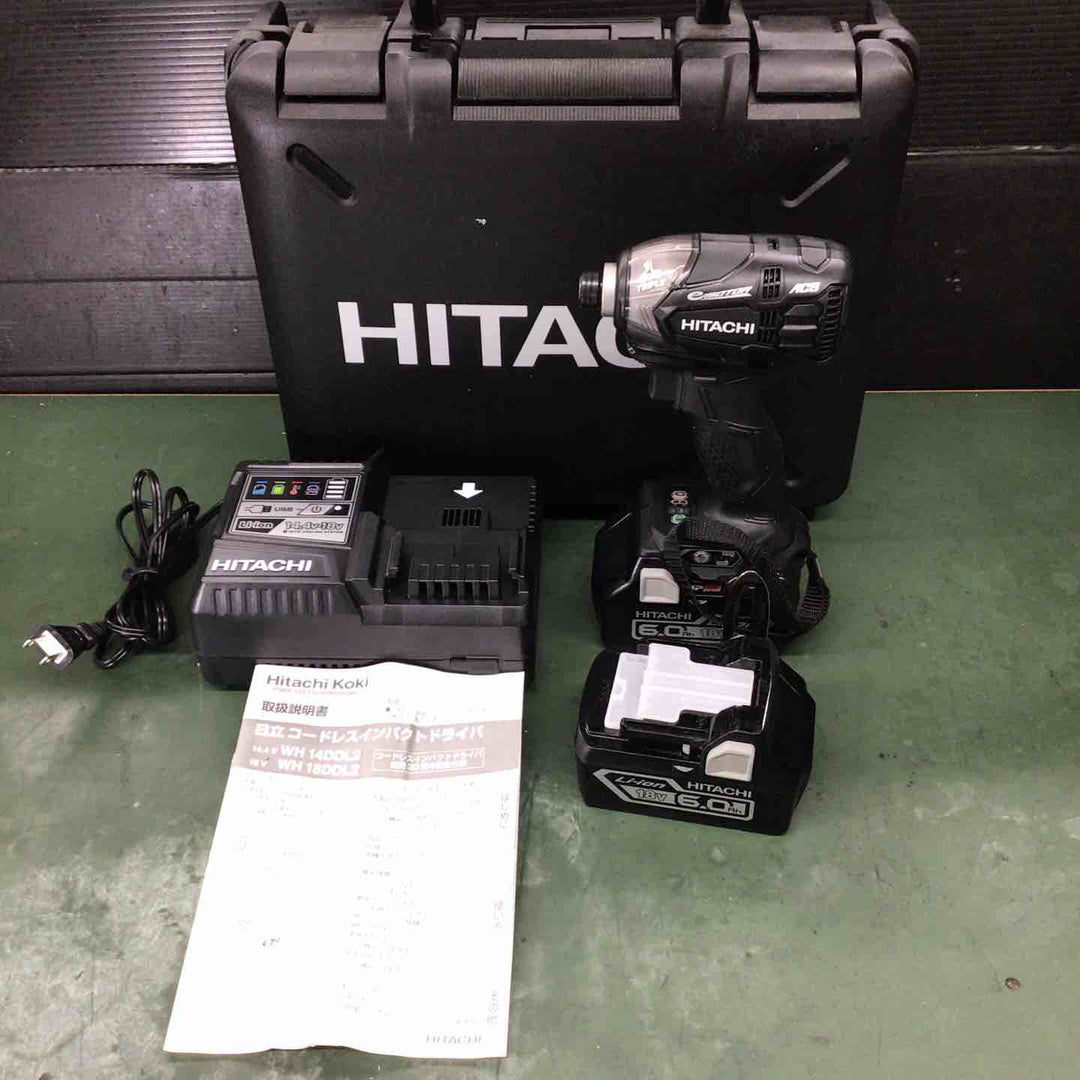 ★ハイコーキ(HIKOKI ※旧:日立工機) コードレスインパクトドライバー WH18DDL2(2LYPK)(B)【戸田店】