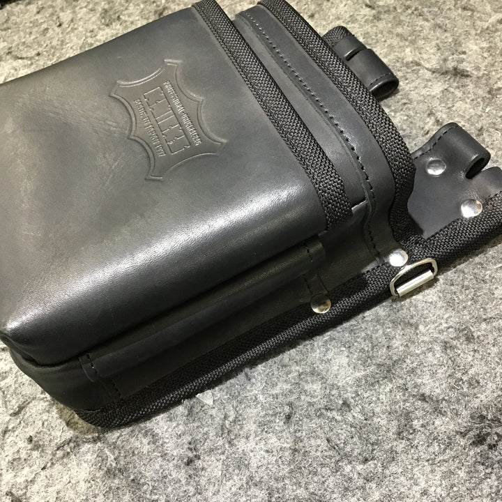 【美品】KNICKS(ニックス) ヌメ革2段建築用腰袋 KBS-201BA【桶川店】
