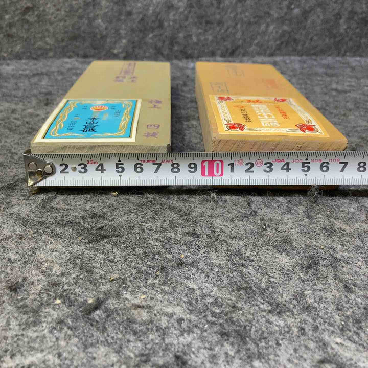 朝日虎/サンタイガー 極上、加茂川製砥 優秀品、大日本帝国 優良品 天然砥石 正本山合砥 3点まとめ【桶川店】