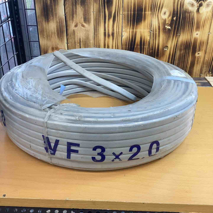 VVFケーブル 3芯×2.0㎜ LVF 重量約11㎏ 残量約2/3程度 昭和電線【越谷店】