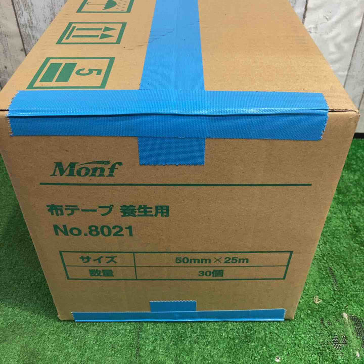 古藤工業 MONF No.8021 養生用布粘着テープ 50mm×25m(30巻/セット) 青葉【町田店】