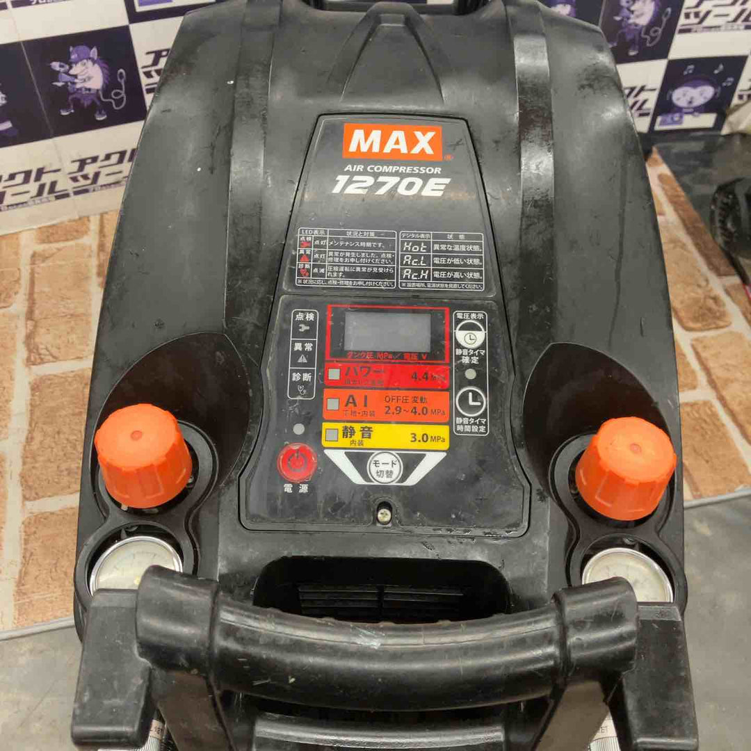 ★マックス(MAX) エアコンプレッサー AK-HH1270E_ブラック【所沢店】