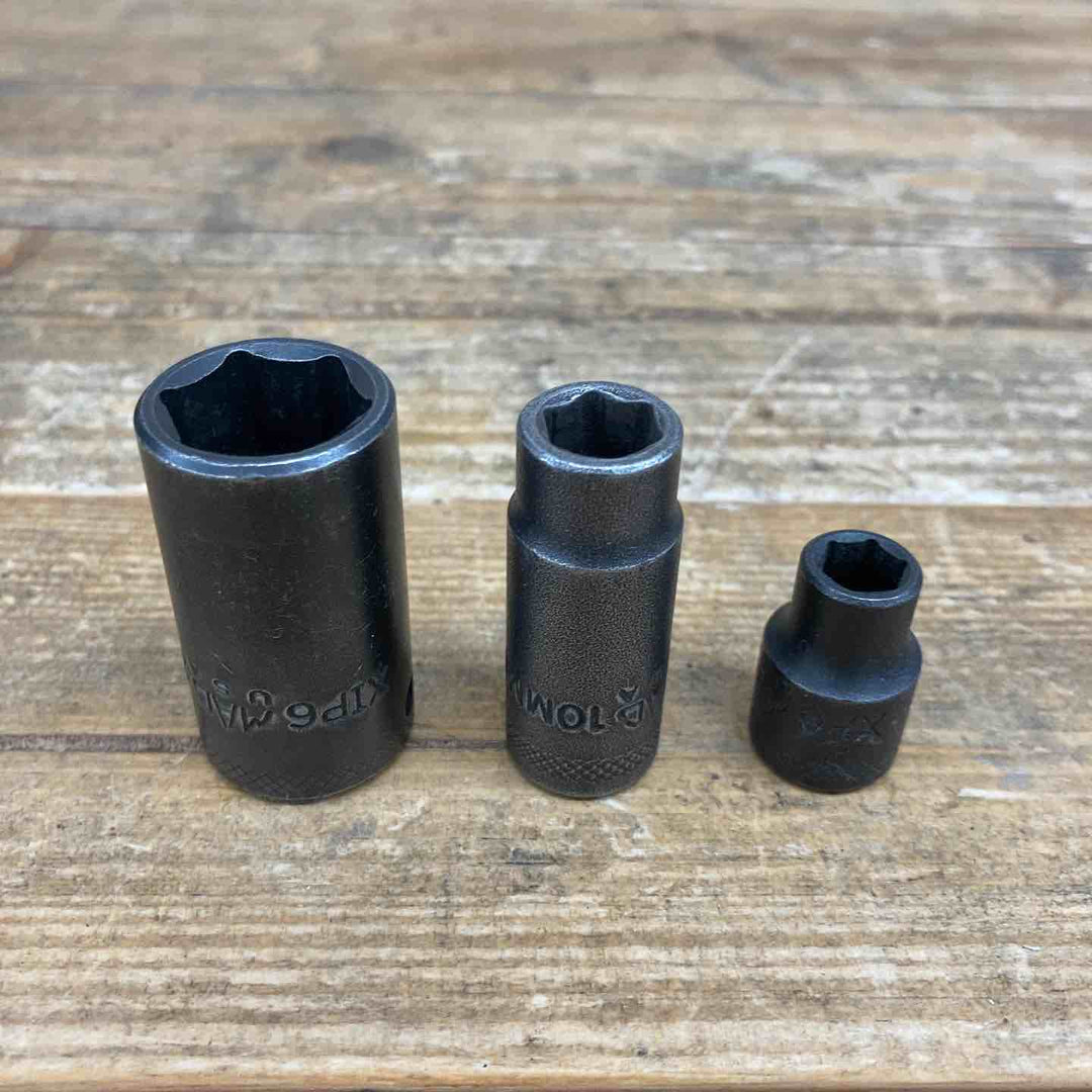 【中古品】 マックツール(MAC TOOLS) ソケットまとめ DTS22M、VPT617MM、XP68MMRなど 7個セット 1/2 3/8 【東大和店】