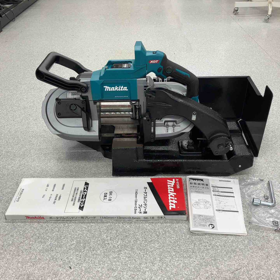 【店頭受取り限定】★マキタ(makita) コードレスバンドソー PB001GZ スタンド付き【八潮店】