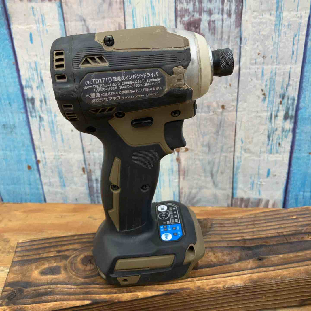 【中古品】★マキタ(makita) コードレスインパクトドライバー TD171DZAB 18V 本体のみ【柏店】