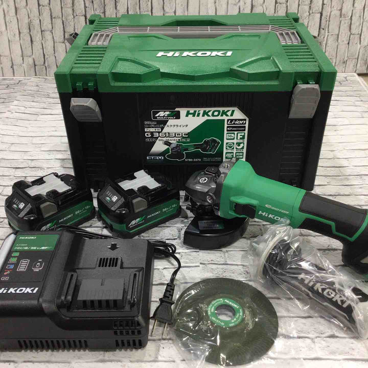 ★ハイコーキ(HIKOKI ※旧:日立工機) 125mmコードレスディスクグラインダ G3613DC(2XPZ)【川口店】
