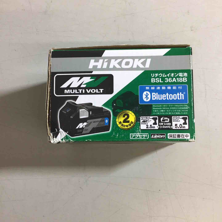 ★ハイコーキ(HIKOKI ※旧:日立工機) リチウムイオンバッテリー 36V/2.5Ah BSL36A18B【戸田店】