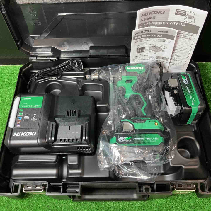 ★ハイコーキ(HIKOKI ※旧:日立工機) コードレスドリルドライバー DV18DE(2XPZ)【岩槻店】