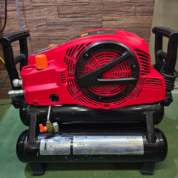 【中古品・急速充填運転時充填時間：約12分30秒】マックス(MAX) エアコンプレッサー AK-HH1250E(27L) レッド 【桶川店】