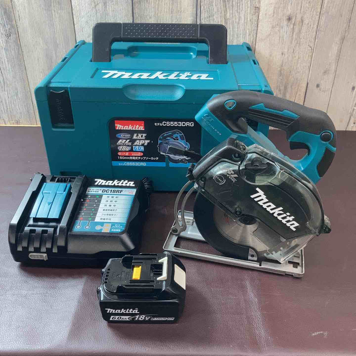 【中古品】 マキタ(makita) 18V 150mm コードレスチップソーカッター CS553DRG 【東大和店】