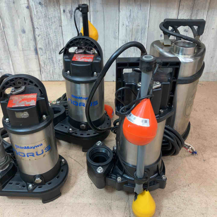 【中古品】 エバラ 水中ポンプ P717-5.4T シンメイワ CRS40T CRS-50DT メーカー不明 各1個 計4個 200V 【東大和店】
