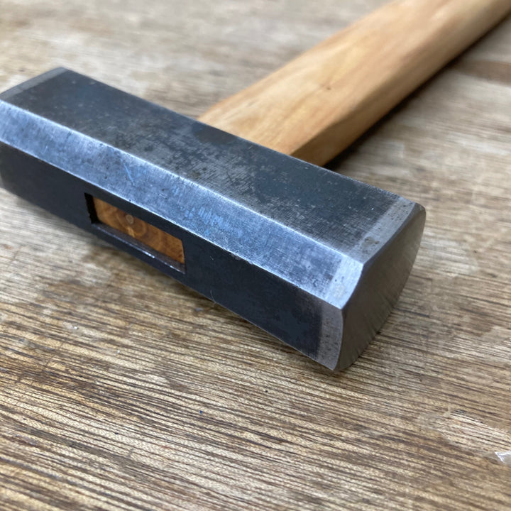 【中古美品】　「正行」銘 八角玄能 400g 100匁？ グミの木柄 玄翁 ハンマー 和工具 大工道具【柏店】