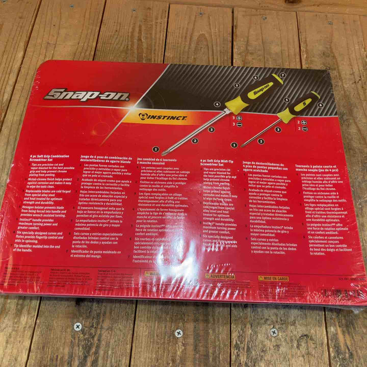 【未使用品】スナップオン(Snap-on)コンビネーションソフトグリップドライバー10本セット SGDX6040BHV ハイビジ【所沢店】