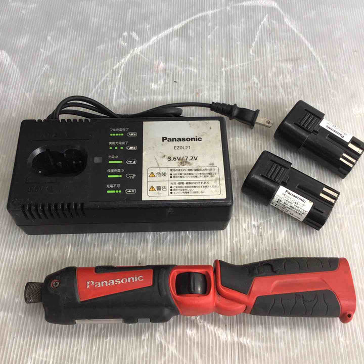 ◇パナソニック(Panasonic) コードレススティックインパクトドライバー EZ7521LA2ST1R【草加店】