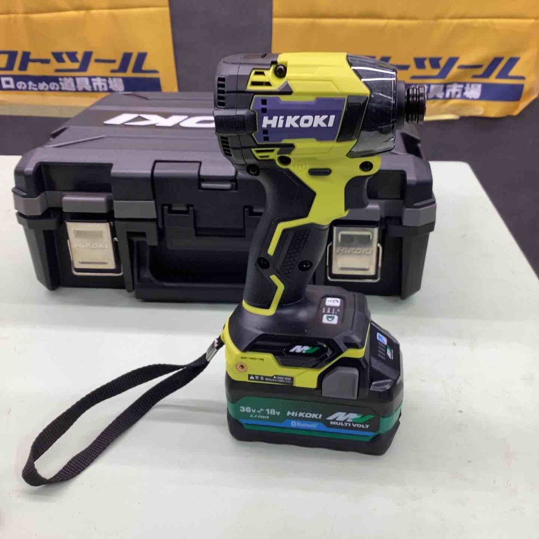 ★ハイコーキ(HIKOKI ※旧:日立工機) コードレスインパクトドライバ スパイダーイエロー WH36DD(2XHYSZ)【越谷店】