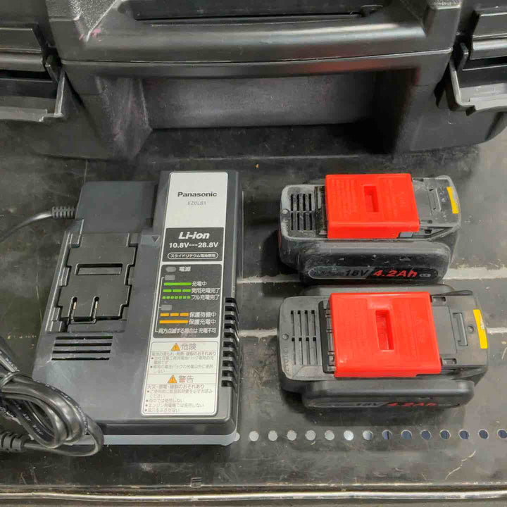 ◇パナソニック(Panasonic) コードレスチップソーカッター EZ45A2LS2G-H【草加店】
