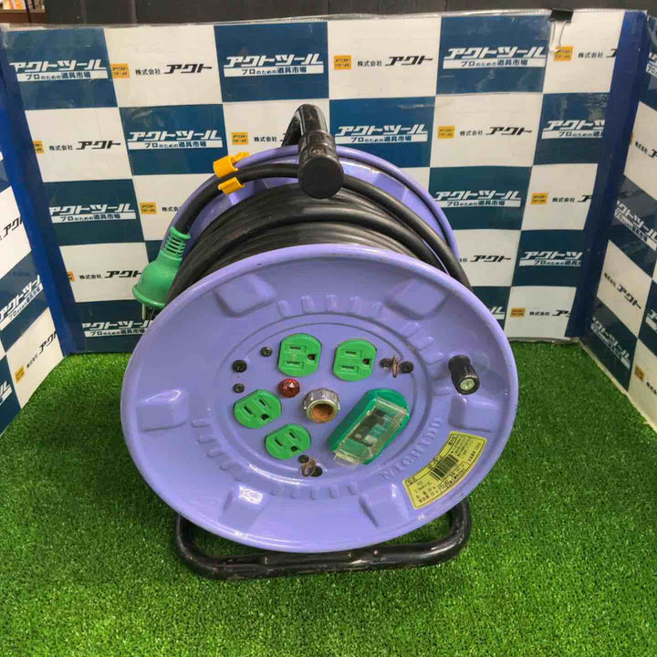 ◇日動 コードリール NP-EB34 ブレーカー付 22A-30M【草加店】