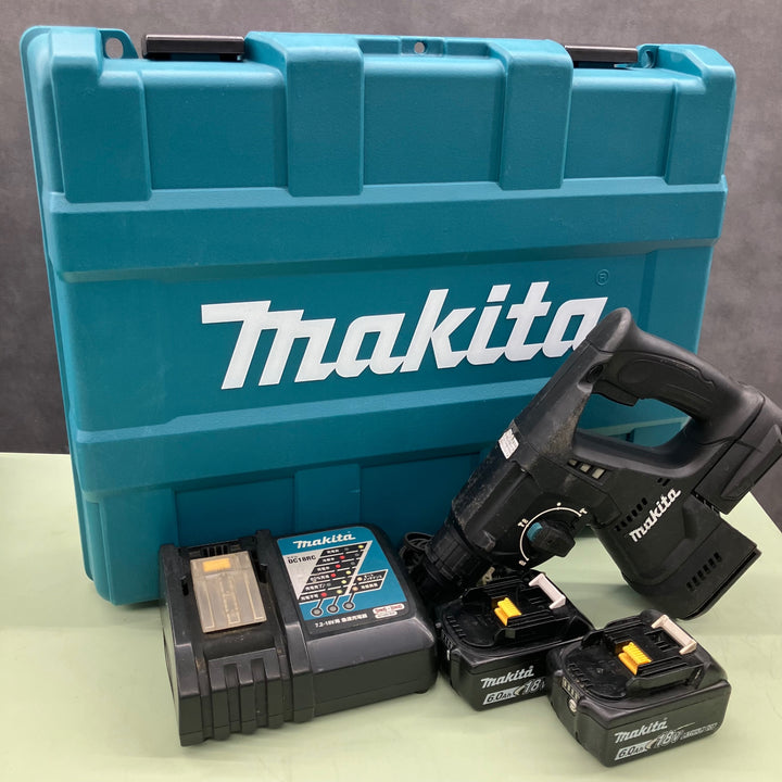 ★マキタ(makita) 18V 6.0A.h コードレスハンマドリル HR244DRGXB【越谷店】