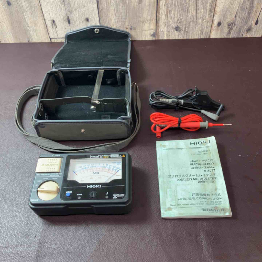 中古品】 HIOKI(日置電機) IR4042-10 絶縁抵抗計 4レンジ