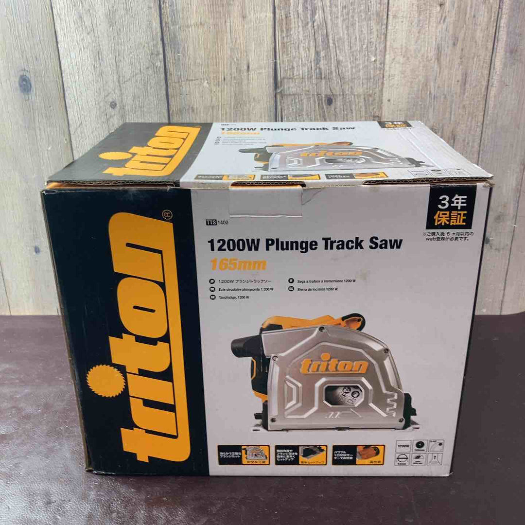 【未使用(店頭展示品)】Triton プランジトラックソー TTS1400【東大和店】