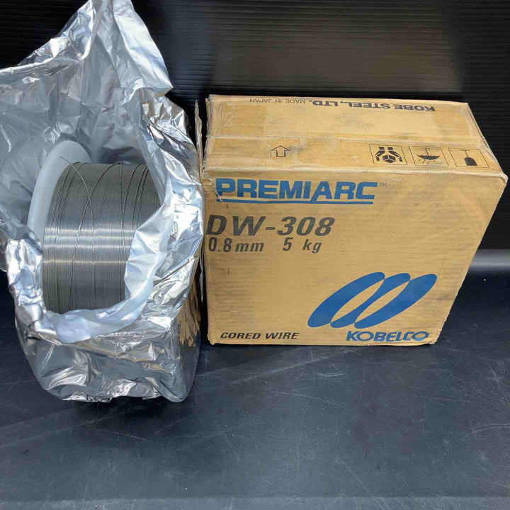 【未使用品】神戸製鋼所 SUS304溶接 ステンレス鋼(マグ材料) 溶接ワイヤー DW-308 0.8mm-5kg【川越店】