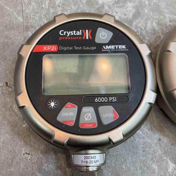 【現状品】アメテック(AMETEK) Crystal デジタル圧力テストゲージ 6000PSI XP2i 圧力キャリブレータ 2個セット 保証なし【八潮店】