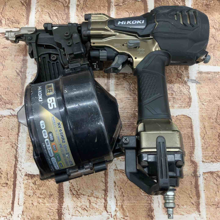 ★ハイコーキ(HIKOKI ※旧:日立工機) 高圧エア釘打ち機 NV65HR2(S)【所沢店】