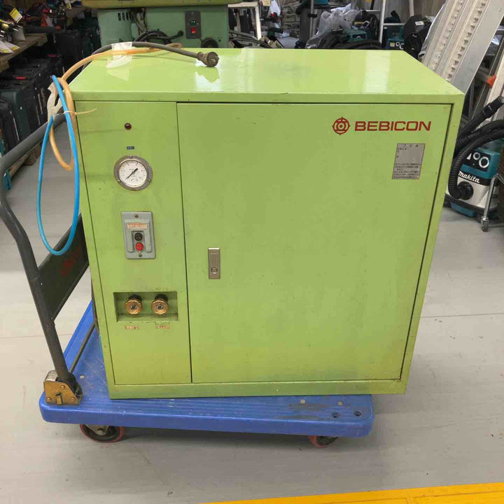 【店頭受取り限定】※備考ご確認ください※エアコンプレッサーHITACHI 1馬力 パッケージベビコン SOP-7SPR　【戸田店】
