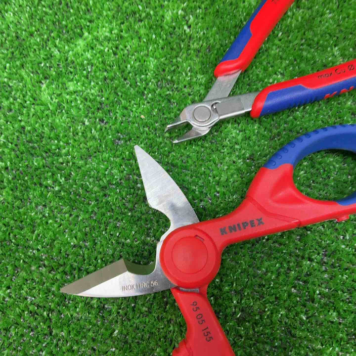 KNIPEX ミニクリッパー 250mm 7101250、ケーブルカッター 9512165、スーパーニッパー 125㎜ 7813125、ケーブルシザース 9505155 計4点セット【藤沢店】