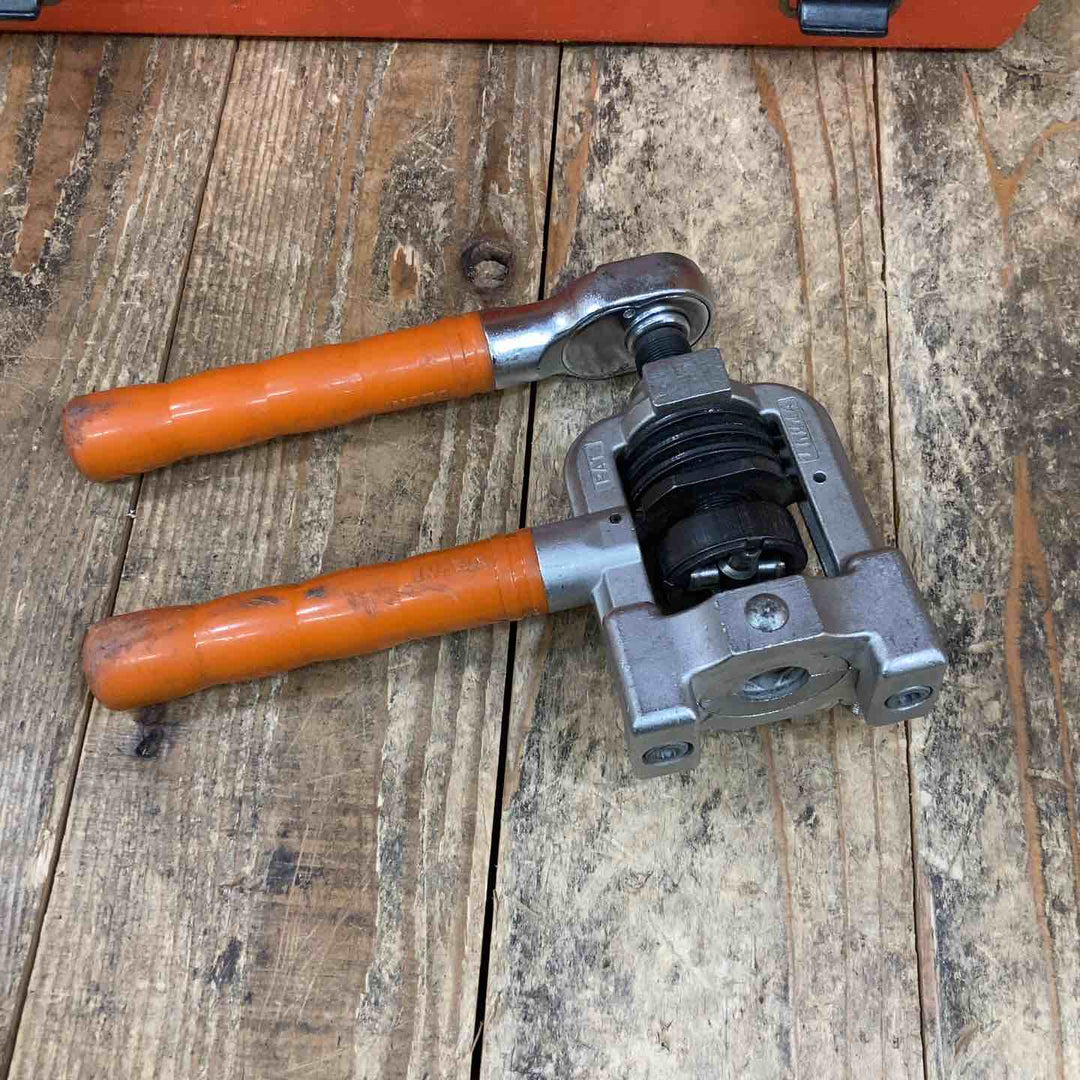 ◇因幡電工(INABA) ロングフレキつば出し機 TM-135 B-13/B-15ダイス、チューブカッター付【所沢店】