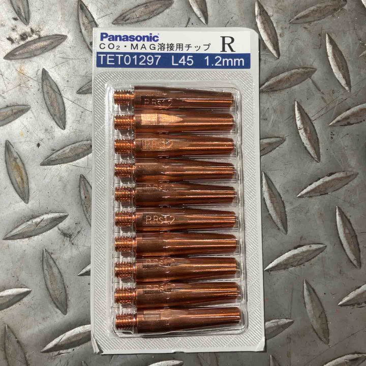 Panasonic パナソニック CO2・MAG溶接用チップ L45 1.2mm TET01297 R 100個入り【草加店】