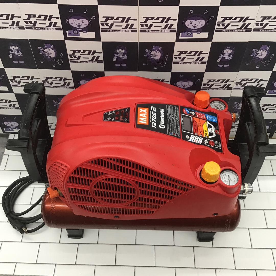 ★マックス(MAX) エアコンプレッサー AK-HL1270E2_レッド【所沢店】