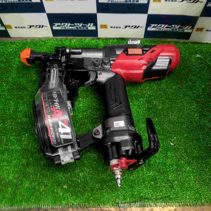 【店頭受取り限定】★マックス(MAX) 高圧エアネジ打ち機 HV-R41G6(D)-G エア漏れ ビット落ち 保証なし　【草加店】