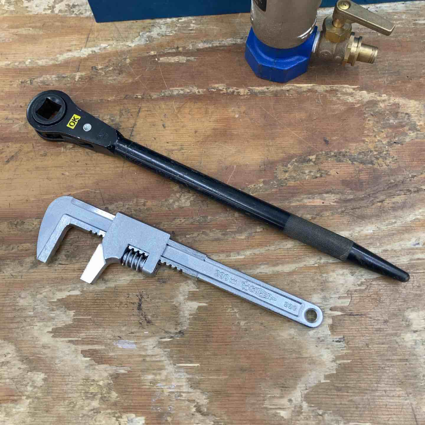 中古美品】QSO/前澤給装工業株式会社 水道用穿孔機2N型 20～50 【柏店