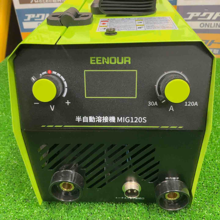 ◇EENOUR 半自動溶接機 MIG120S 100V インバーター溶接機【草加店】