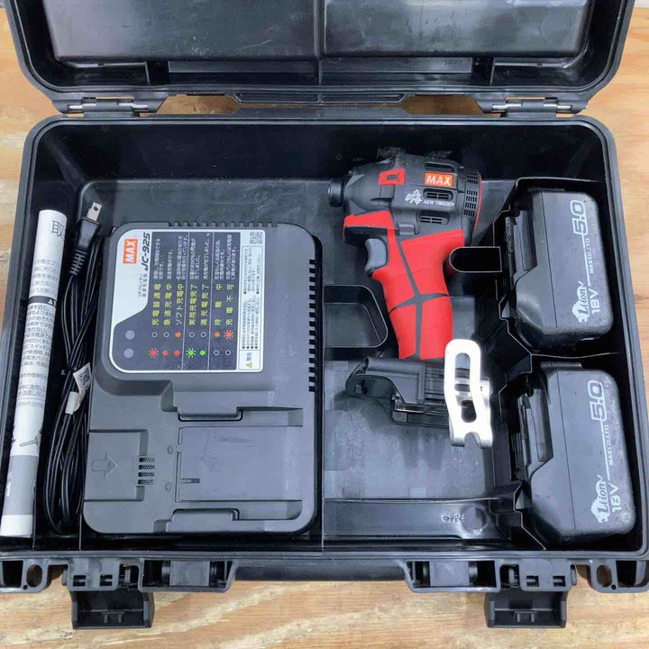 【中古品】★マックス(MAX) コードレスインパクトドライバー PJ-ID151R-B2C/1850A 18Vセット【柏店】