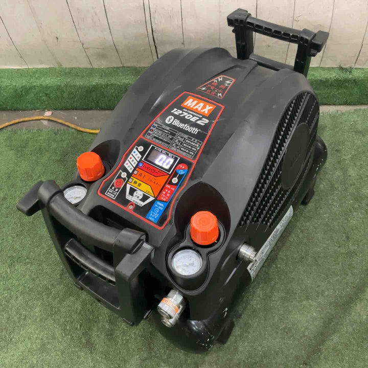 ★マックス(MAX) エアコンプレッサー AK-HH1270E2_ブラック 動作確認済【川口店】