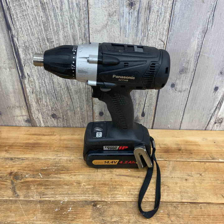 【中古品】 パナソニック(Panasonic) コードレスマルチインパクトドライバー EZ7548LS2S-B 14.4V セット品 【東大和店】