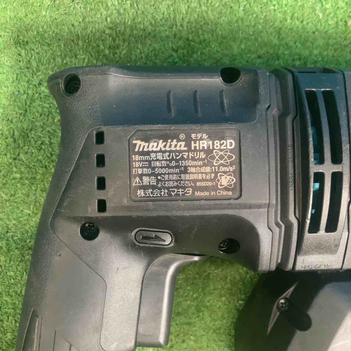 【中古品】★マキタ(makita) コードレスハンマドリル HR182DGXVB ◇バッテリー×1個セット (充電数 3回！)【岩槻店】