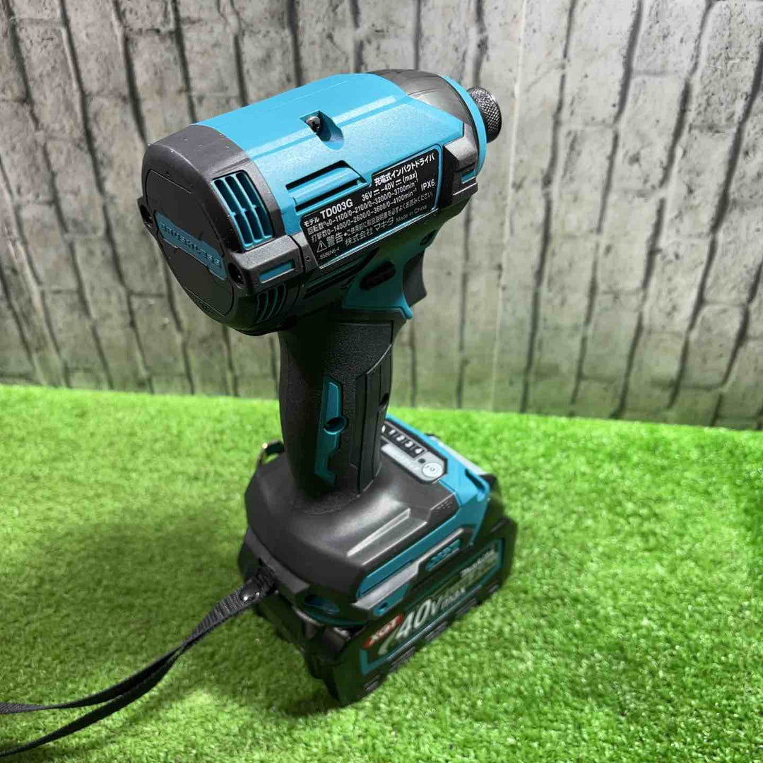 ★マキタ(makita) 40V コードレスインパクトドライバ TD003GRAX 長期保管品【川口店】