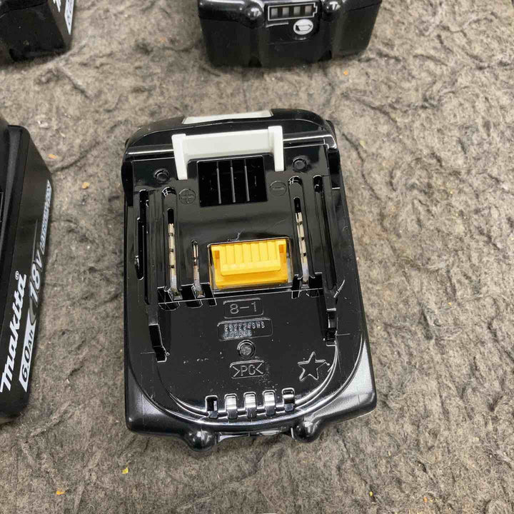 マキタ(makita) リチウムイオンバッテリー 18V/6.0Ah BL1860B 計6点【鴻巣店】