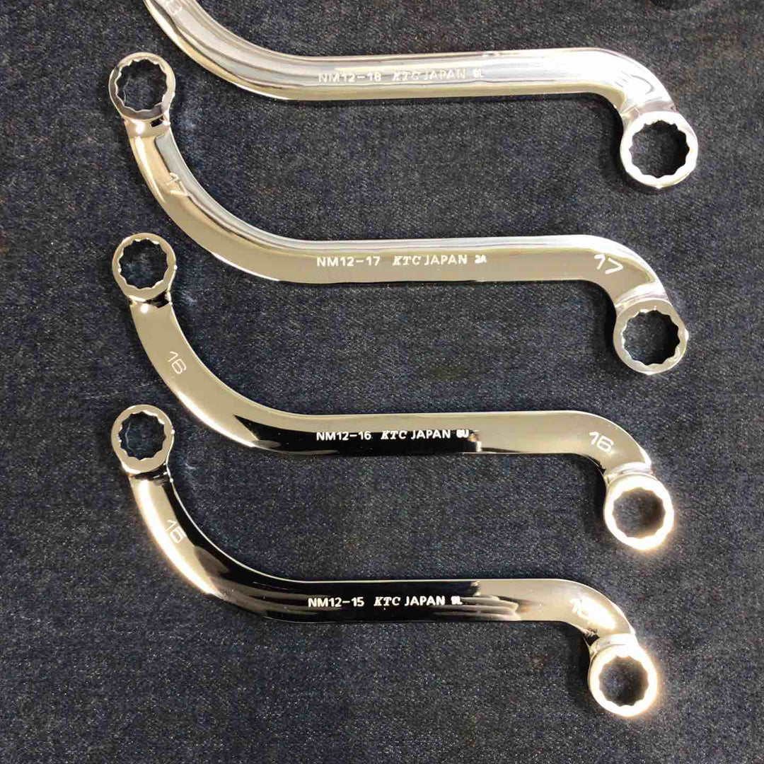 KTC ネプロス S字メガネレンチNM12-08,10,11,12,13,14,15,16,17,18,19 11本セット【八潮店】