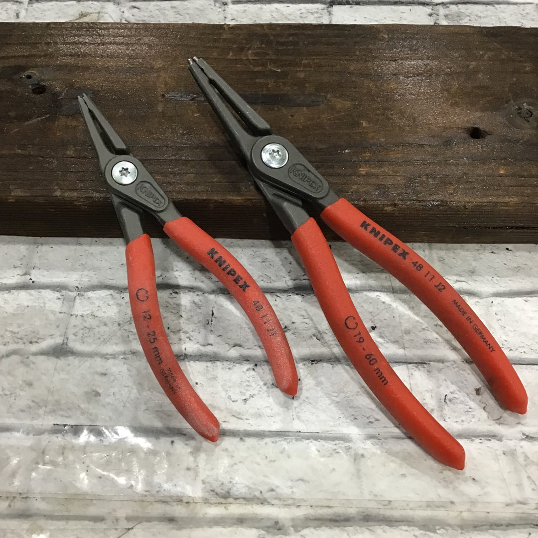 クニペックス(KNIPEX) 精密スナップリングプライヤー 8本セット 002004SB 【川口店】