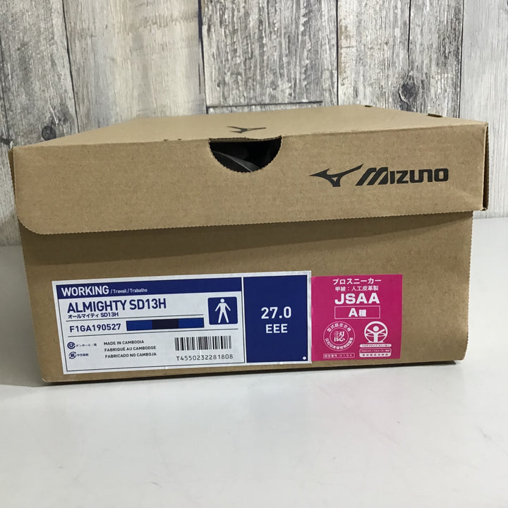 【未使用品】★送料無料★ ミズノ mizuno 安全靴 オールマイティー SD13H 27.0cm【戸田店】